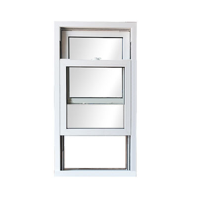 Design Vertikal gleitende Schleife nach oben nach unten gleitende Fenster kundenspezifische PVC-Doppelhänge Fenster
