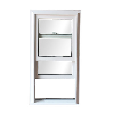 Design Vertikal gleitende Schleife nach oben nach unten gleitende Fenster kundenspezifische PVC-Doppelhänge Fenster