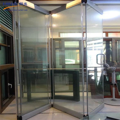 Hauptmaterial Glas Französisch Design Aluminiumrahmen Doppelgehärtetes Glas Bi Klapptür