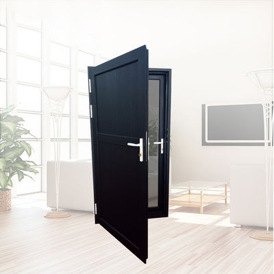 Fensterbildschirm integrierte Aluminiumlegiertür mit weißen Profilen und Edelstahl
