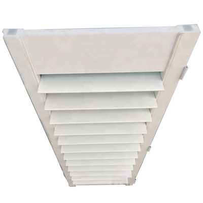 Sonnenschirmblätter Außenplantage PVC-Fensterläden mit PVC-Rahmen und Rahmen