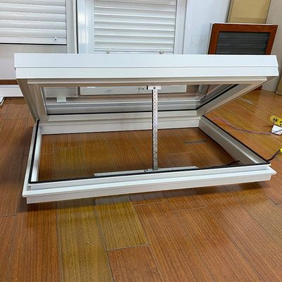 Swing Open Style Elektro-Aluminium-Dachfensterfensterfenster für weiße Ästhetik