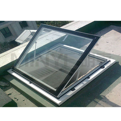 Aluminiumlegierung 6063-T5 angepasste Größe Scheinwerfer für nach außen öffnende Glasdachfenster