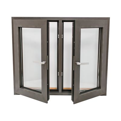 Aluminium-Fenster mit Doppelgehärtetem Glas und horizontaler Hurrikanwirkung