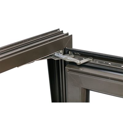 Aluminium-Fenster mit Doppelgehärtetem Glas und horizontaler Hurrikanwirkung