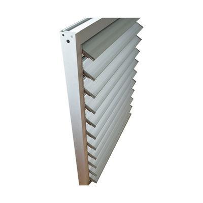 1.0mm-1.4mm Profildicke Deutschland Aluminium-Lüftfenster mit Rollerläden