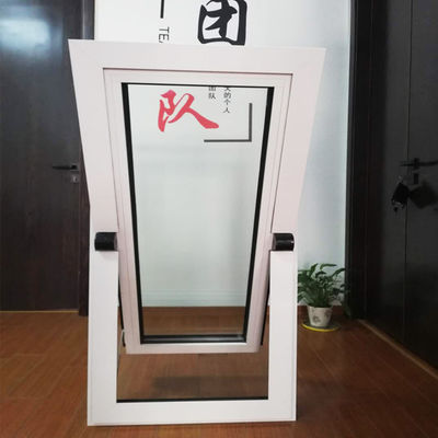Mittlerer Öffnungsrahmen aus Aluminium Vertikalzentrum Drehfenster für 5mm 12A 5mm Glas Spec