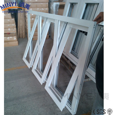Mittlerer Öffnungsrahmen aus Aluminium Vertikalzentrum Drehfenster für 5mm 12A 5mm Glas Spec