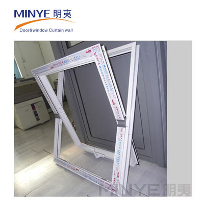 Mittlerer Öffnungsrahmen aus Aluminium Vertikalzentrum Drehfenster für 5mm 12A 5mm Glas Spec