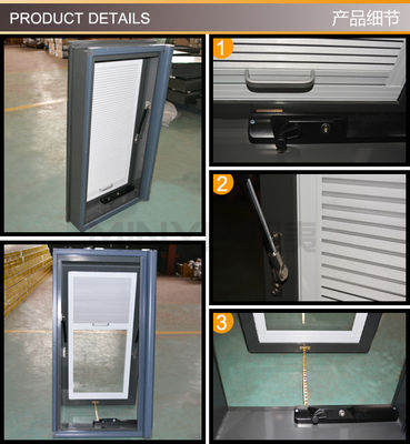 1.4mm Profildicke Aluminium Solarfensterfenster Fensterbildschirmdesign für Ihr Projekt