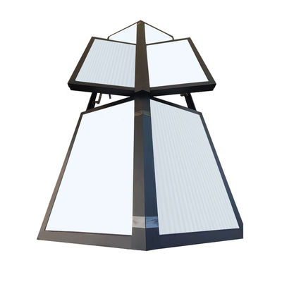 Optionale Profilfarbe Mitte des Jahrhunderts Design Aluminium Profil Oberdach Glas Oberlichter Fenster