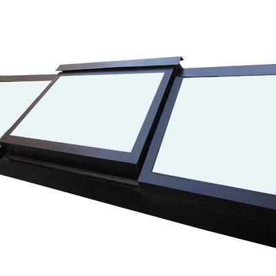 Optionale Profilfarbe Mitte des Jahrhunderts Design Aluminium Profil Oberdach Glas Oberlichter Fenster