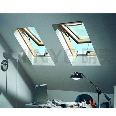 3.0mm CE Aluminium Verkleidung Holzprofil Modernes Dachfenster mit Doppelverglasung für Wohnung