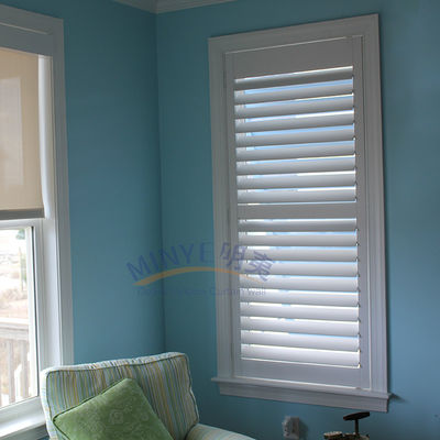 2.5'/3.5'/4.5' Blattgröße PVC-Fenstergestaltung Plantagenläden für Villa Dekoration