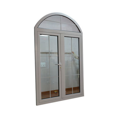 Außenaluminium Französisch Schwingen Türen mit 2,0 mm Profil Dicke und 5 mm-12 mm Glas Spec