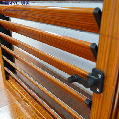 Modernes Design angepasste Farben Holzfarbe Aluminium-Lauver für Zuhause