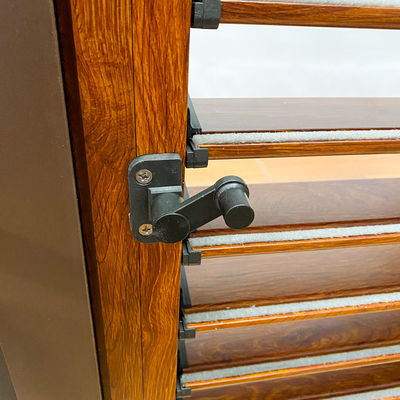 Modernes Design angepasste Farben Holzfarbe Aluminium-Lauver für Zuhause
