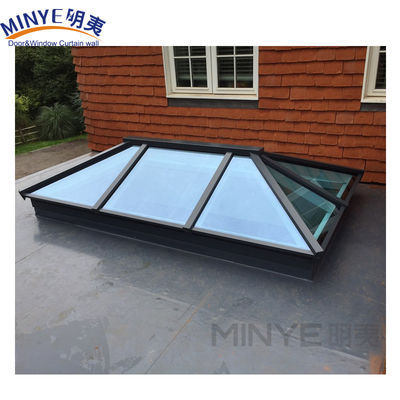 Starke und langlebige Aluminiumprofile mitten aufgehängt offenes Oberlicht Glasdachfenster