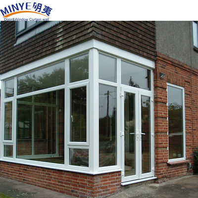 UPVC-Profil Kunststoffrahmen Französisch-Stil Patio Fenster und Türen für Outdoor-Haltbarkeit