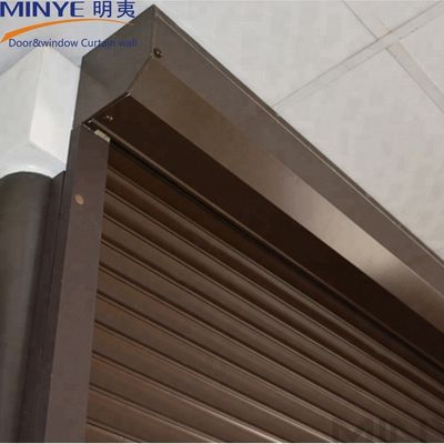 Hotelindustrie Aluminiumprofil Elektrische Garagentür mit Roll-Pull-Öffnungsmethode