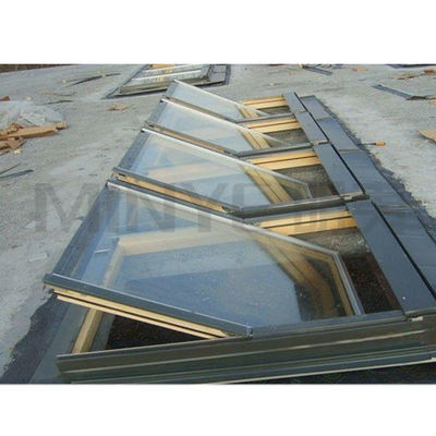 Aluminiumverkleidung Holzprofil Zentrum Drehscheibe Öffnungsfenster mit 1,4 mm Dicke