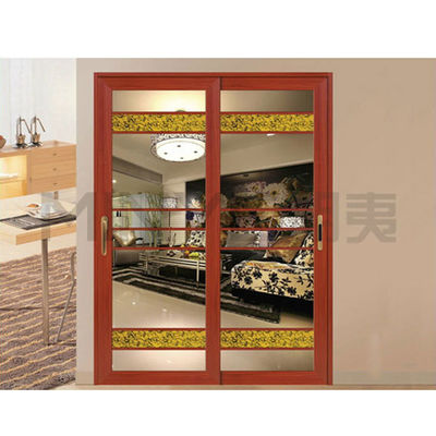 Glastür Einfache und harmonische Aluminiumschiebetüren mit chinesischer Top-Hardware