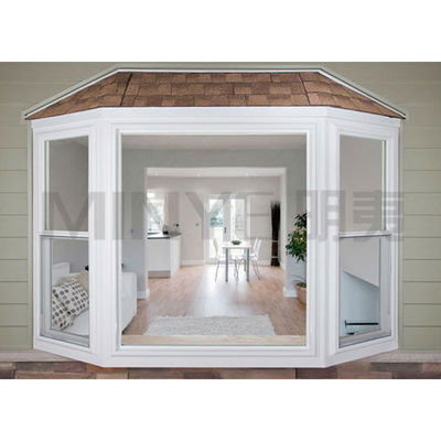 Doppelverglasetes Doppelverstärktes Glas mit UPVC-Profil-Gartenfenster für das Budget