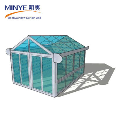 4500 Pa Winddicht und 30-40 dB Schalldicht Elegantes Design Garten Glas Winter Sonnenräume
