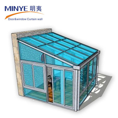 4500 Pa Winddicht und 30-40 dB Schalldicht Elegantes Design Garten Glas Winter Sonnenräume