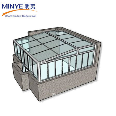 4500 Pa Winddicht und 30-40 dB Schalldicht Elegantes Design Garten Glas Winter Sonnenräume