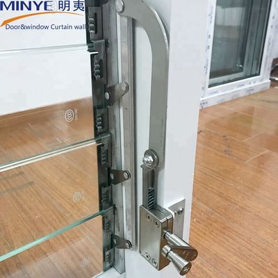 Energieeinsparende Louver Frostglasblätter Schleiferfenster mit 1,4 mm Profildicke