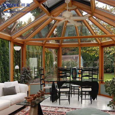 Ein vernünftiges modernes Design Aluminiumlegierung 6063-T5 Glas Sonnenzimmer für Wohnhäuser