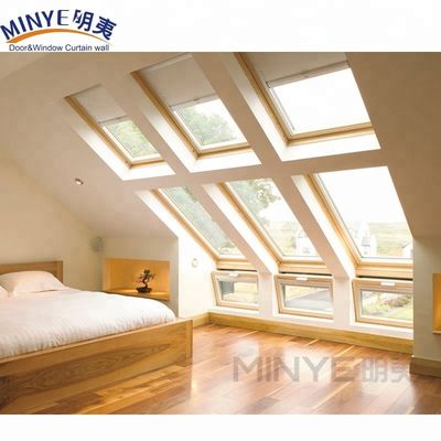 Aluminiumvertikales offenes Haus Skylight Monddachfenster mit Glasfasernetz