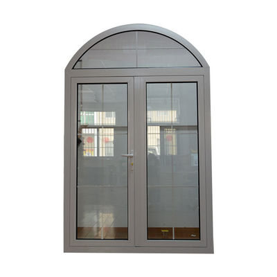 Customized Größe Bogen Innenraum Edelstahl Badezimmer Tür mit Gehärtetem Glas