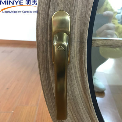 Aluminium-Pivot-Fenster mit EPDM-Gummiband und doppelt verglastem doppelt gehärtetem Glas