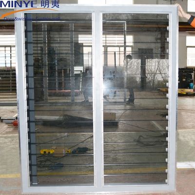 Pulverbeschichtung aus Aluminiumlegierung schalldichte Schleusenfenster für gewerbliche Gebäude