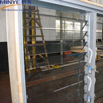 Pulverbeschichtung aus Aluminiumlegierung schalldichte Schleusenfenster für gewerbliche Gebäude