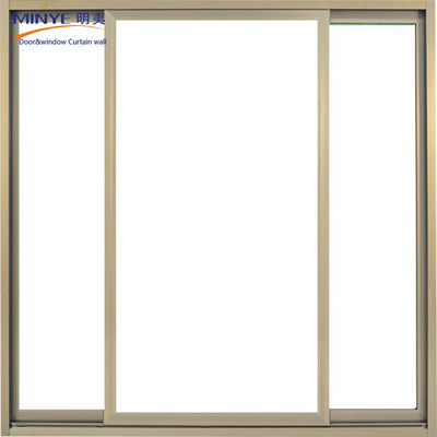 Horizontales Öffnungsmuster Vinyl-Schiebefenster mit Flanschflosse und gehärtetem Glas