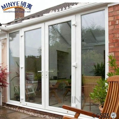 Kerala Haus Haupttür Design Vinyl Rahmen UPVC Tür mit Glas und wasserdichtem Feature