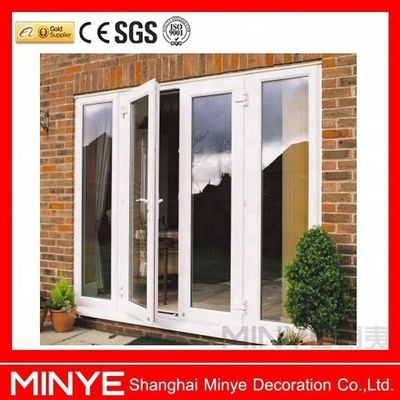 Kerala Haus Haupttür Design Vinyl Rahmen UPVC Tür mit Glas und wasserdichtem Feature