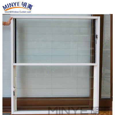 Low-E-Glas elektrische Außen Rolllädenfenster mit horizontaler Öffnungsmuster