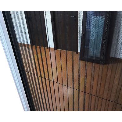Rückziehbares Aluminiumprofil Moskitonetz Schiebetür Klappschirm Tür Modernes Design