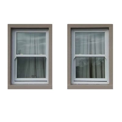 2.0mm-2.5mm Profildicke PVC vertikal gleitendes Fenster für die Installation im Innenhof