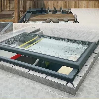Elektro-Aluminiumfenster Solarrohrfenster mit Schwing-Offnen- und Schalldichtfunktion
