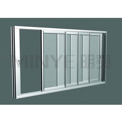 Schalldichte Schiebefenster aus Aluminiumglasprofil für Fenster in Myanmar