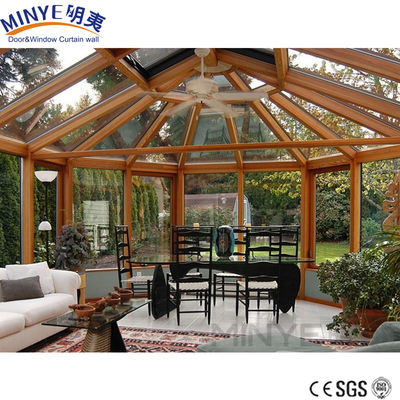 Sonnenzimmer aus Aluminiumglas mit wasserdichtem, luftdichten, schalldichten und Wärmedämmung