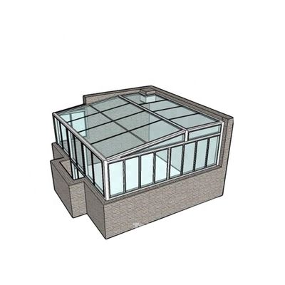Sonnenzimmer aus Aluminiumglas mit wasserdichtem, luftdichten, schalldichten und Wärmedämmung
