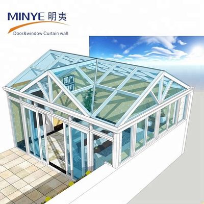 Modischer Stil 2020 Customized Aluminium Glashaus Sonnenzimmer mit anpassbarem Design