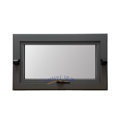 Hardware Aluminium Horizontale Zentrum gehängte Drehschraubschraubschraubfenster für Ländermärkte