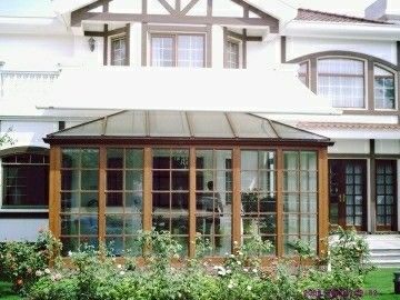 Dreieckdachformung maßgeschneiderte Größe Aluminium Glaszimmer Sonnenzimmer Kits bei Niedrigsten